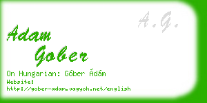adam gober business card